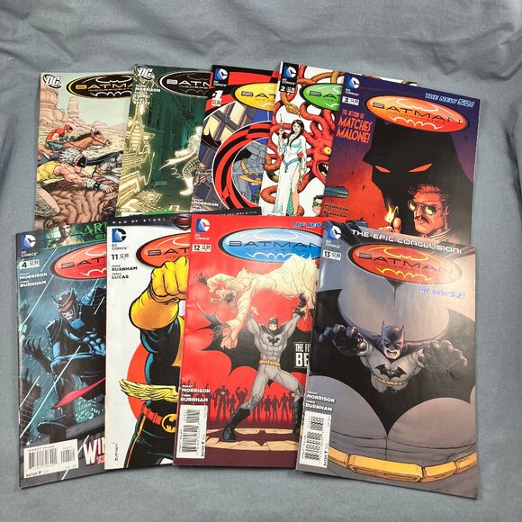 Batman Incorporated DC Comic Book Lot of 9 Asst Issues 2011-13 Grant Morrison - Picture 1 of 5
